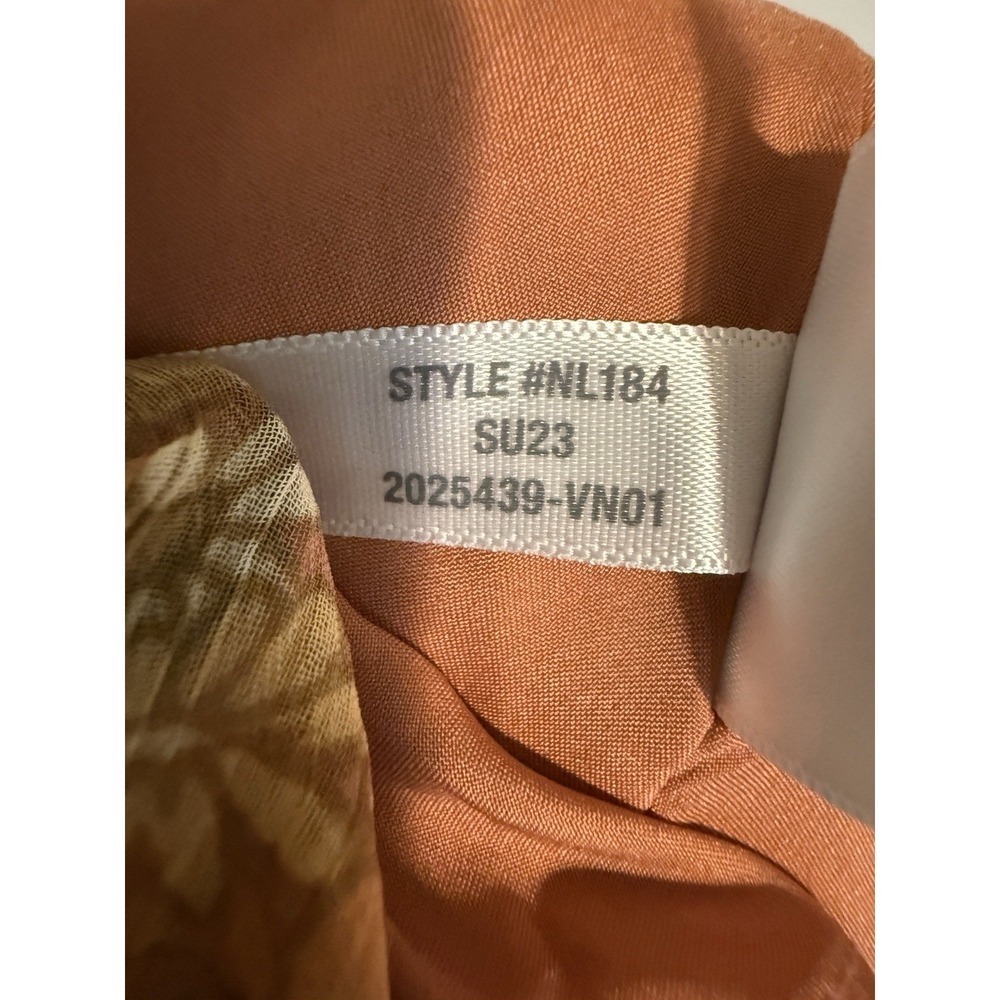 Madewell Floral Georgette Ruffle-Sleeve Tiered Midi Dress Daisy Meadow Size 14 - Picture 13 of 13